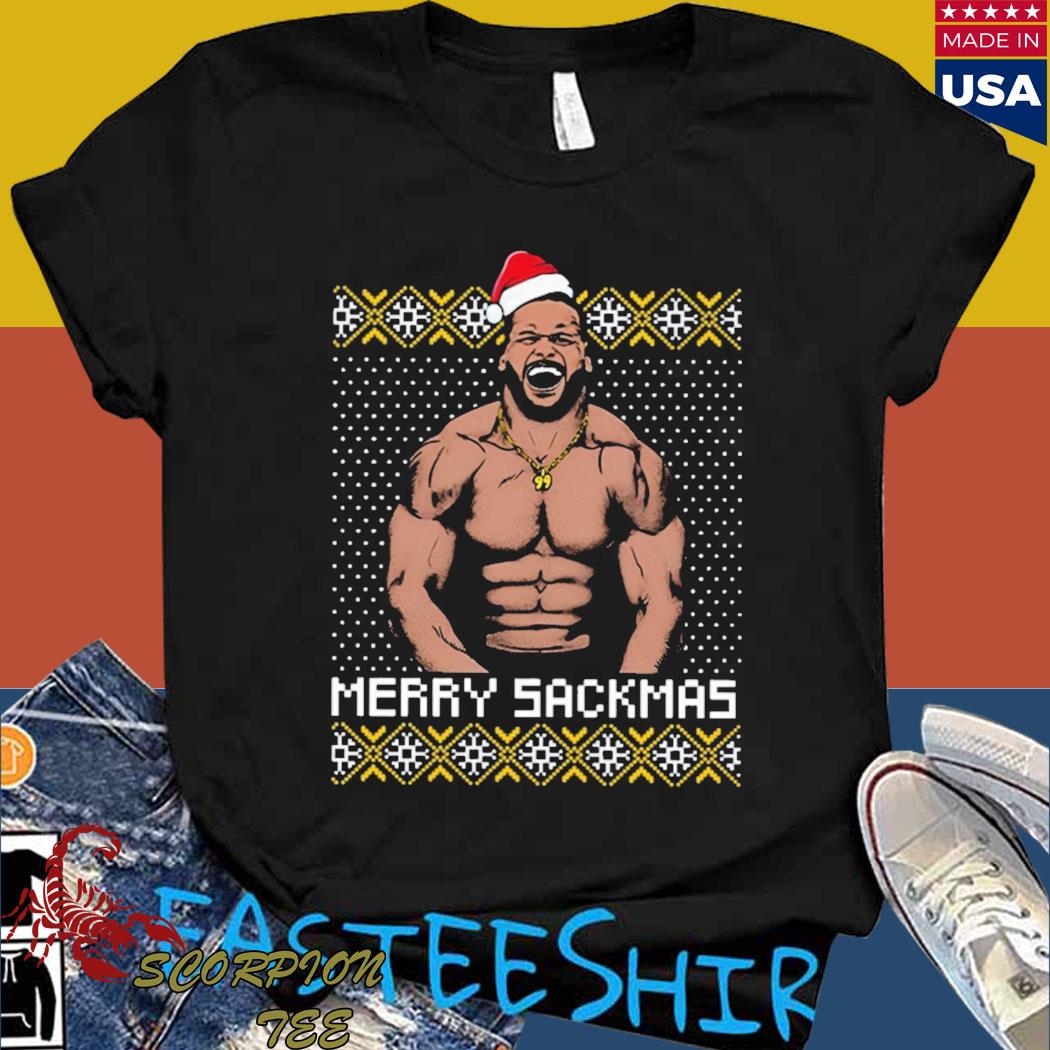 Aaron Donald Merry Sackmas Swea T-Shirt - TeeHex