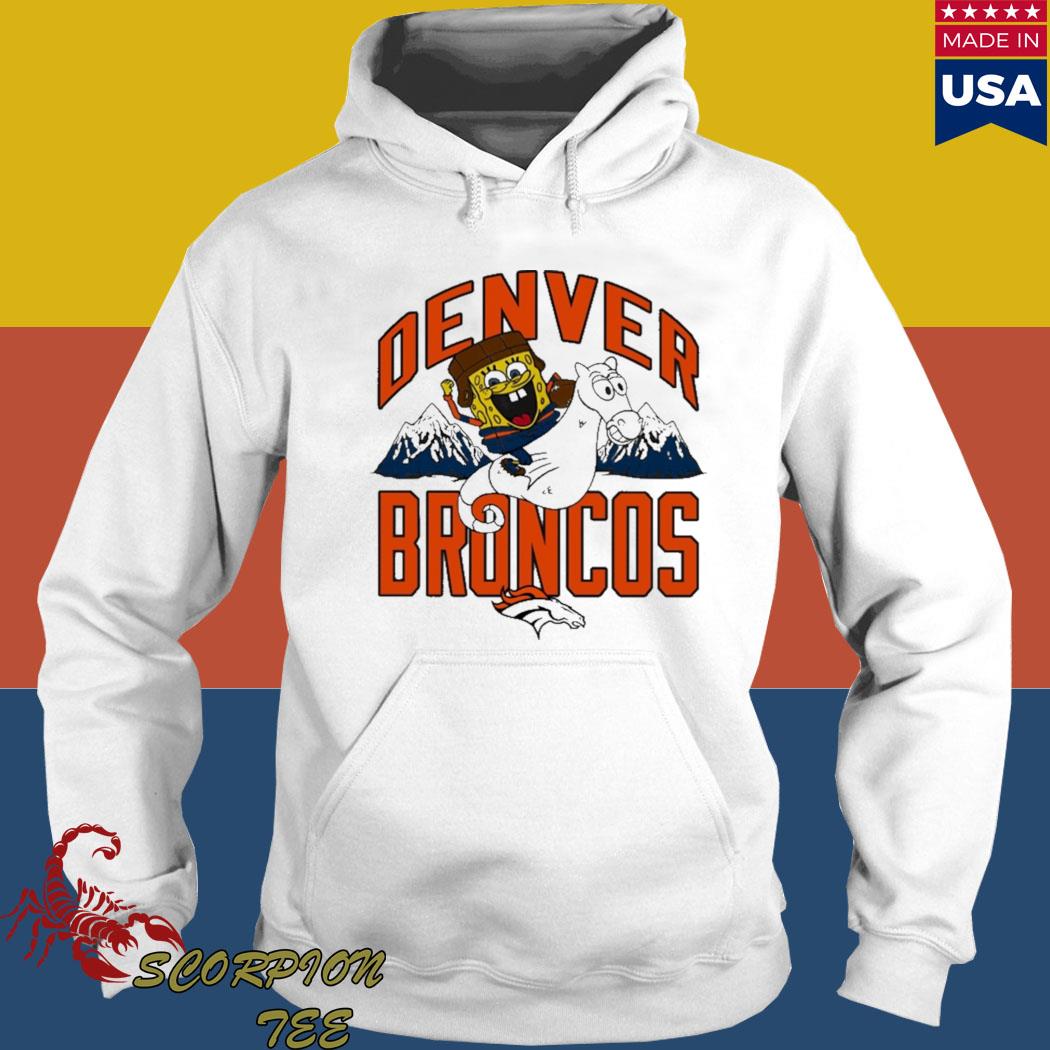 Official Homage x spongebob gray denver broncos T-shirt, hoodie, tank top,  sweater and long sleeve t-shirt