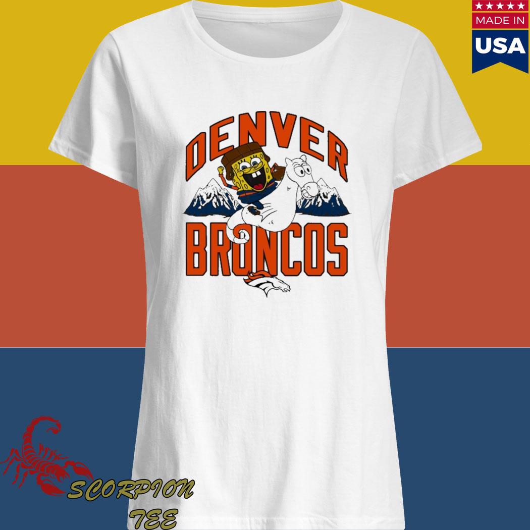 SpongeBob X Denver Broncos Shirt, hoodie, sweater, long sleeve and tank top