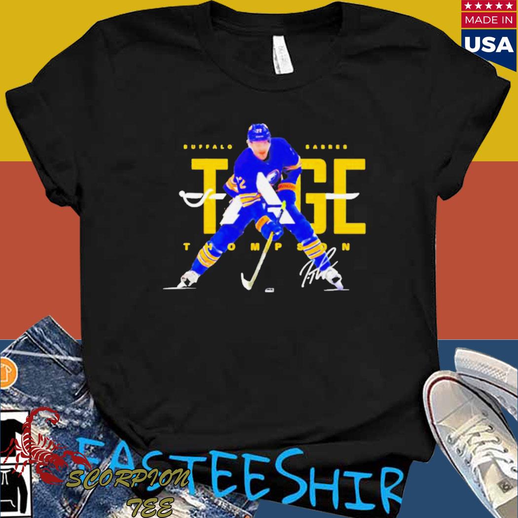 Tage Thompson Buffalo Sabres ice hockey signature shirt, hoodie, sweater  and v-neck t-shirt