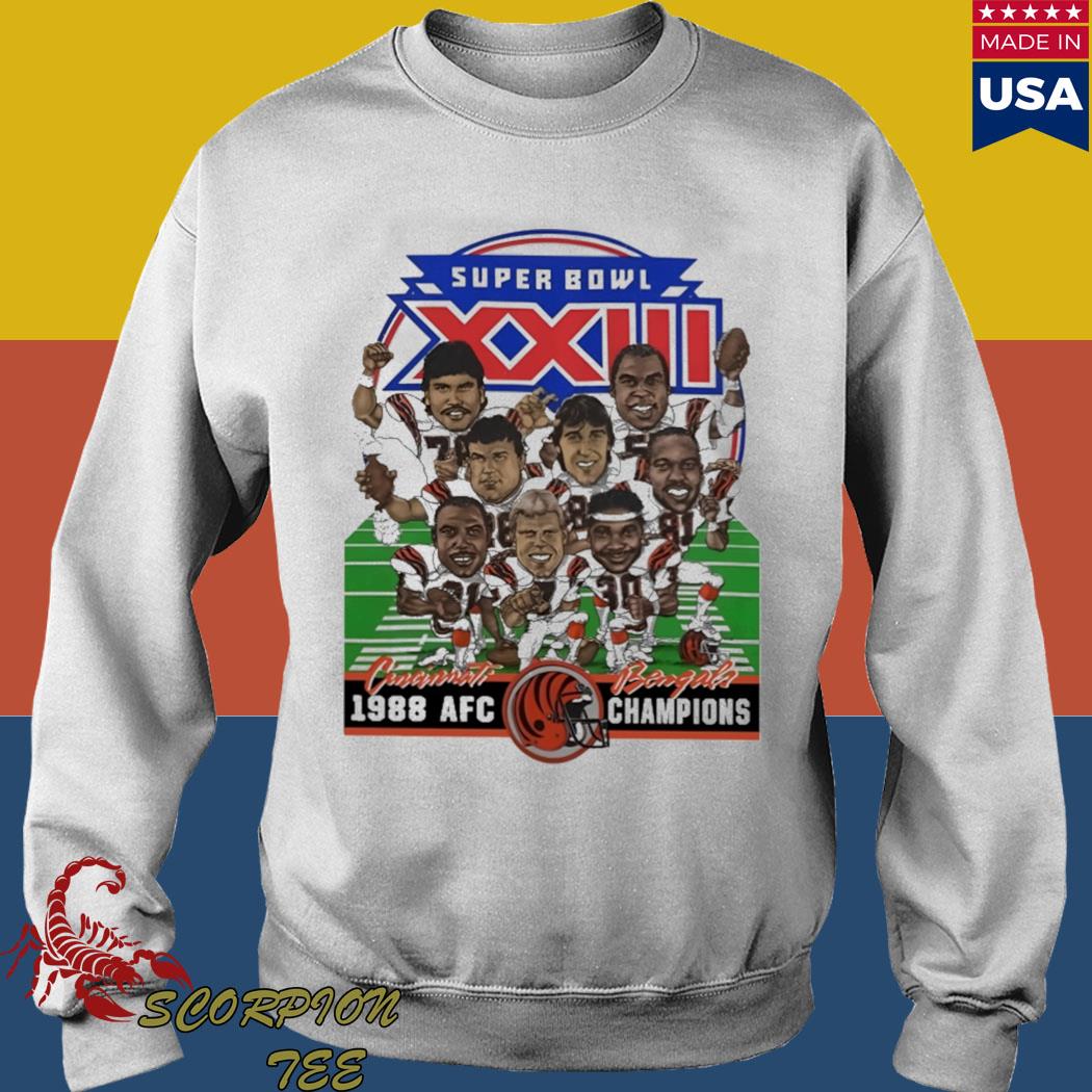 Super bowl xxiiI cincinnatI bengals 1988 AFC champions T-shirt