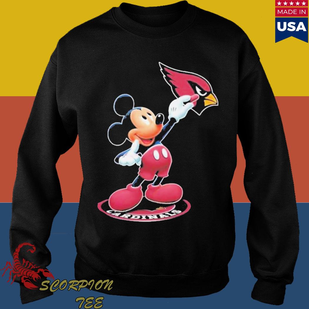 Mickey mouse nfl arizona cardinals logo 2023 shirt, hoodie