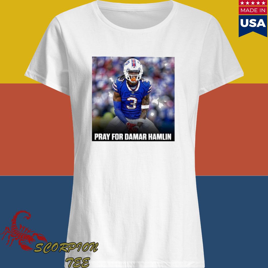 Official Pray For Damar Hamlin 3 Shirt