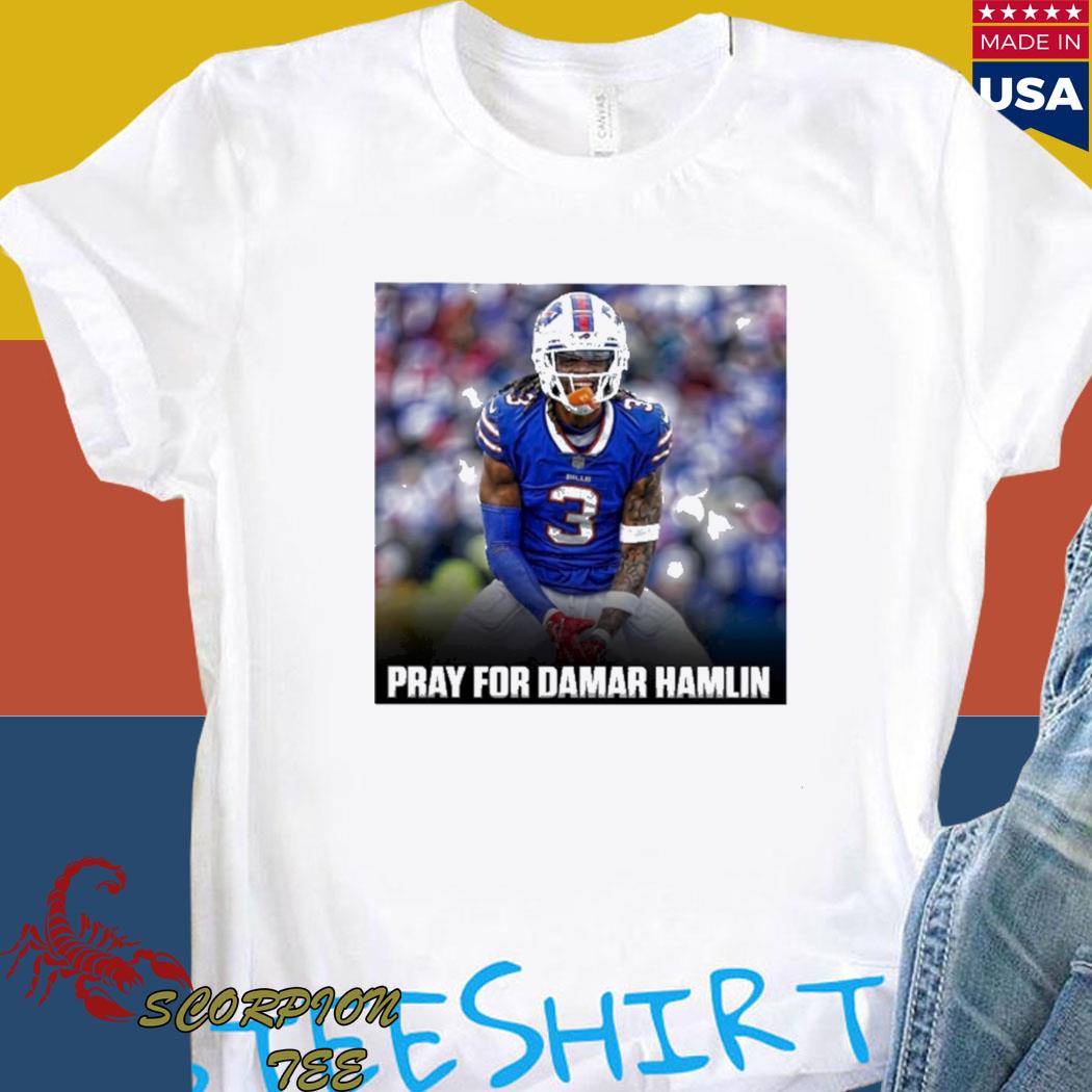 Damar 3 Praying for Damar Hamlin Shirt - High-Quality Printed Brand