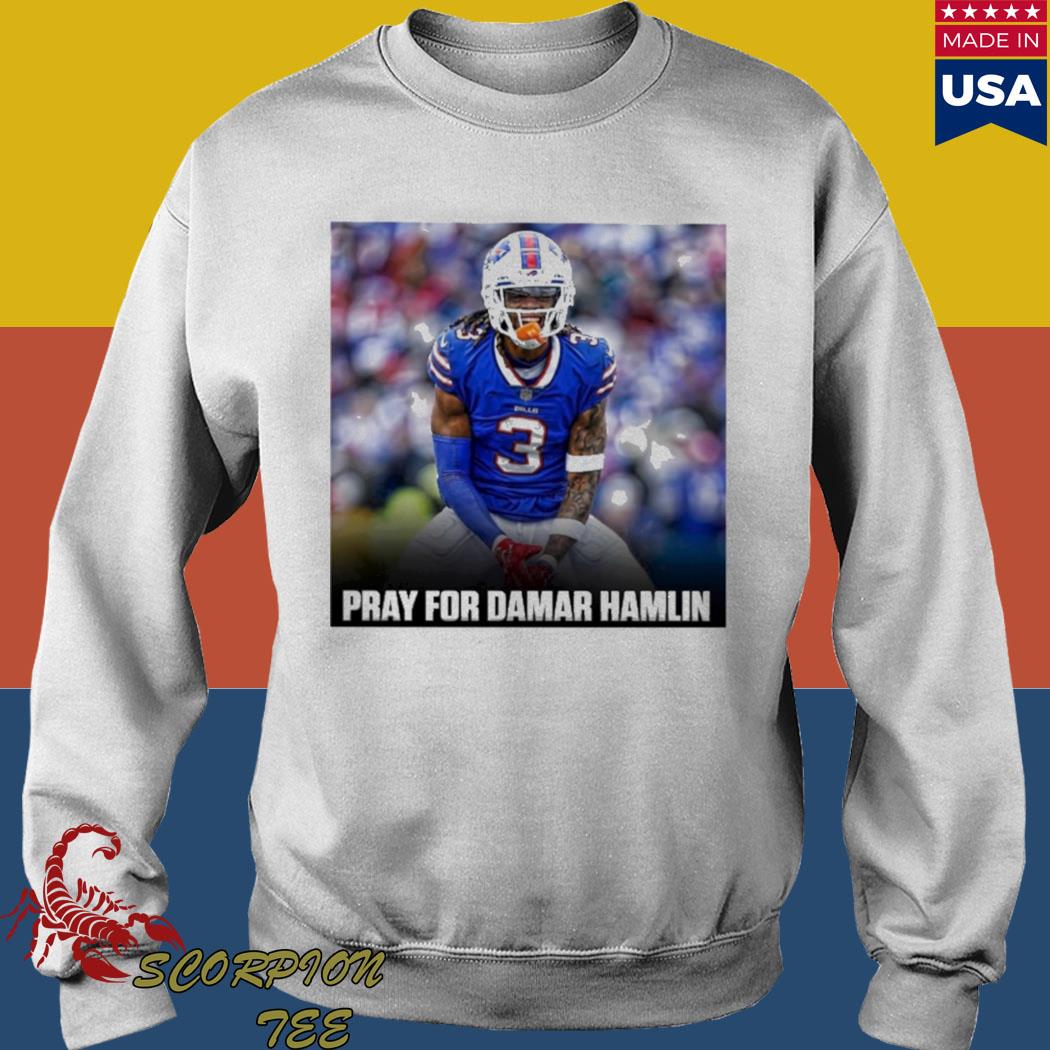 Official pray for damar hamlin 3 shirt, hoodie, sweater, long sleeve and  tank top