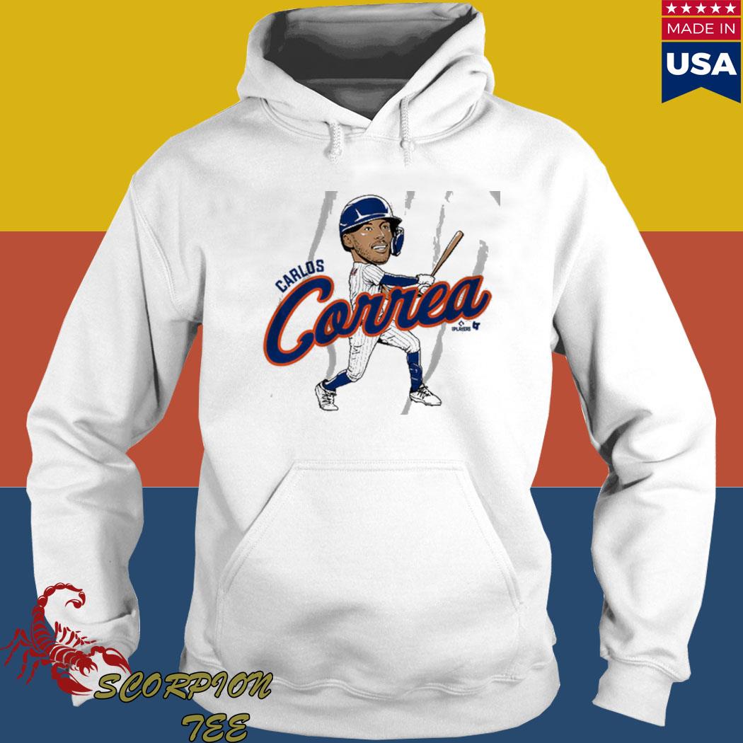 Official Carlos correa caricature T-shirt, hoodie, sweater, long sleeve and  tank top