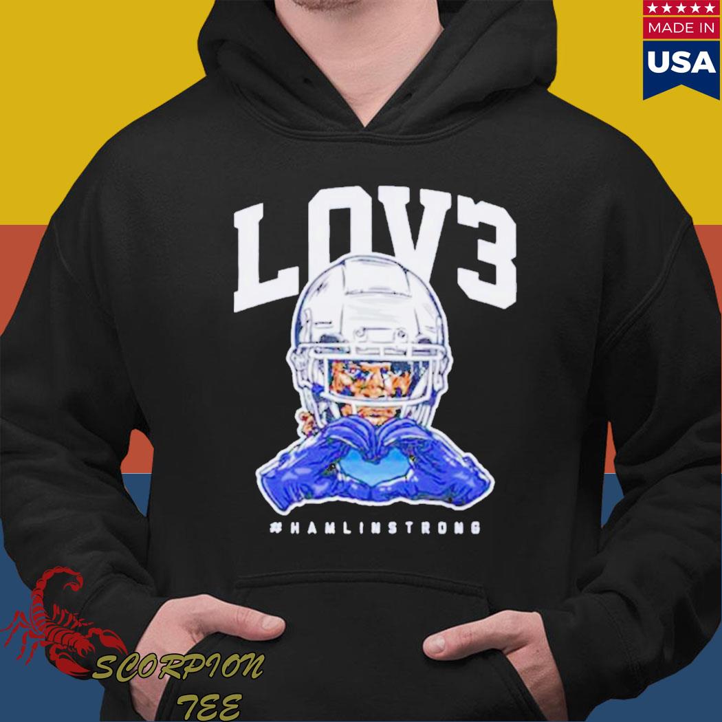 Official Love For 3 Damar Hamlin Buffalo Bills Shirt, hoodie, sweater, long  sleeve and tank top