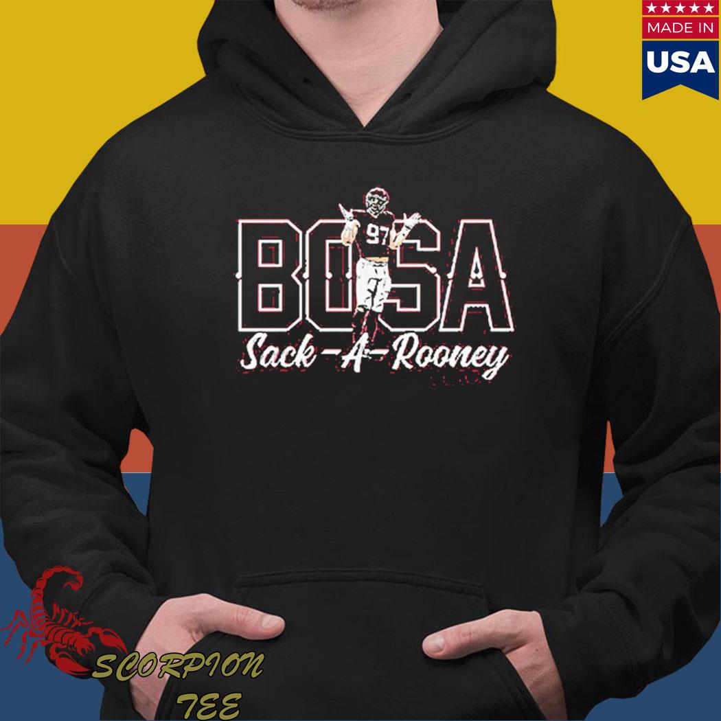 Official nick bosa sackarooney shirt, hoodie, sweater, long sleeve and tank  top