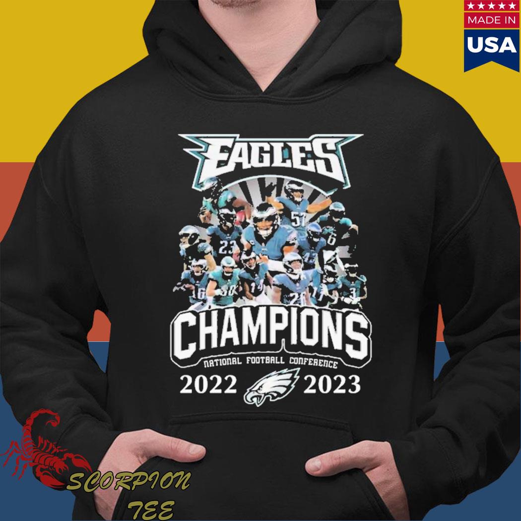 Official philadelphia Eagles champions national Football conference 2022 2023 T-Shirts Hoodie