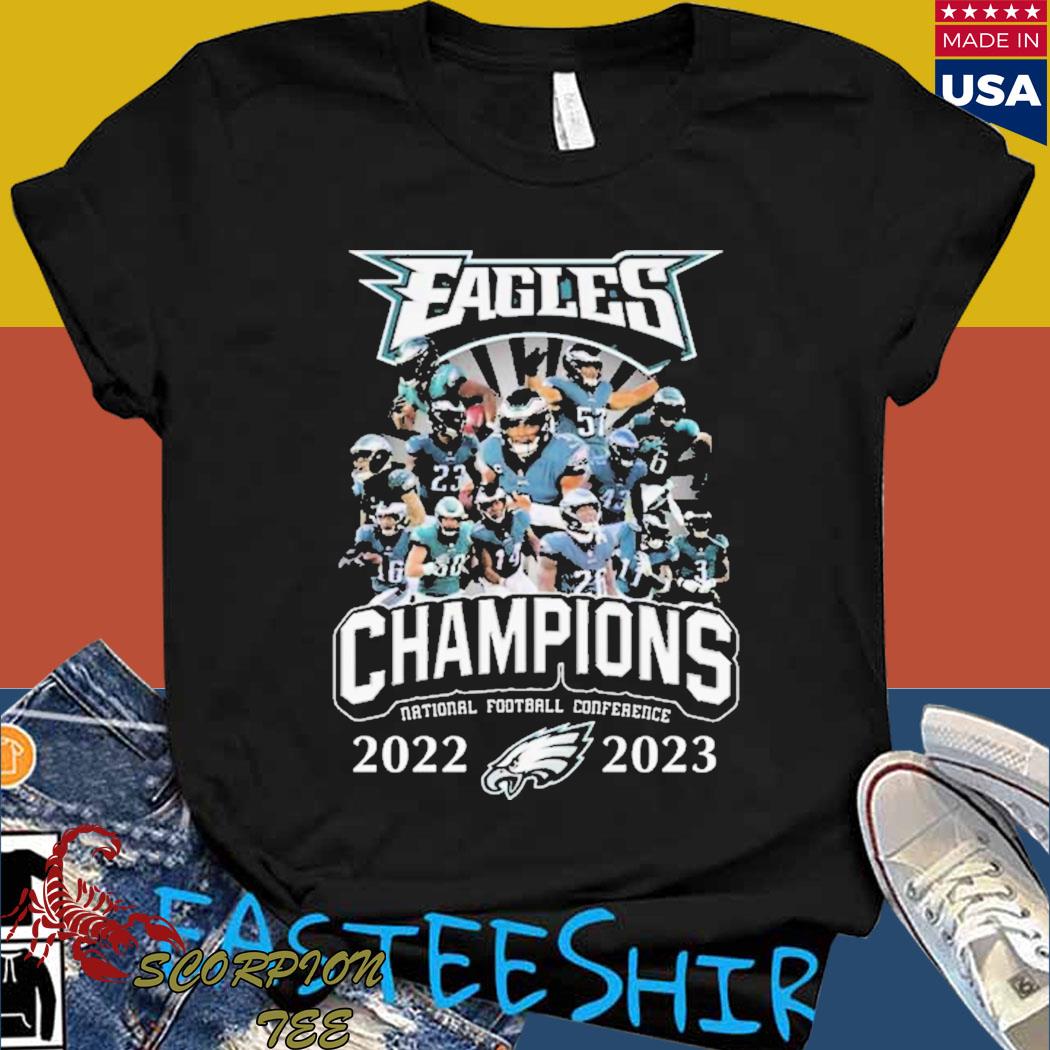 Official philadelphia Eagles champions national Football conference 2022 2023 T-Shirts