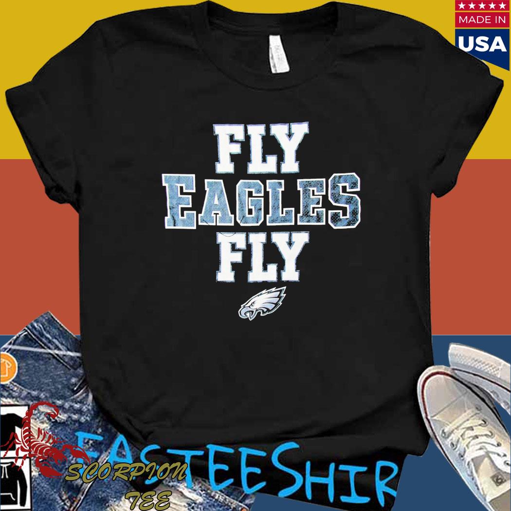 Philly Sports Shirts Kids Eagles Fly Shirt Athletic Heather / Youth XL