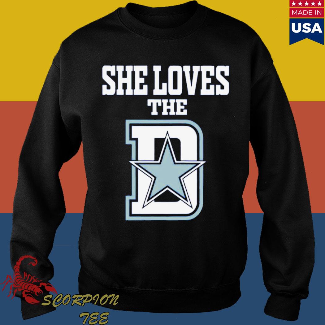 Official This Girl Loves Her Dallas Cowboys T-shirt,Sweater, Hoodie, And  Long Sleeved, Ladies, Tank Top