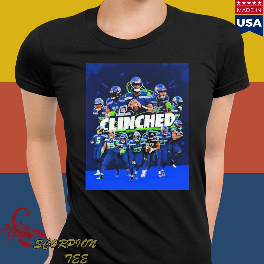 Official Seattle seahawks Playoffs NFL Clinched 2023 shirt, hoodie,  sweater, long sleeve and tank top