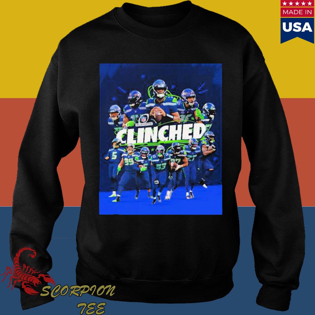 Official Seattle seahawks Playoffs NFL Clinched 2023 shirt, hoodie,  sweater, long sleeve and tank top