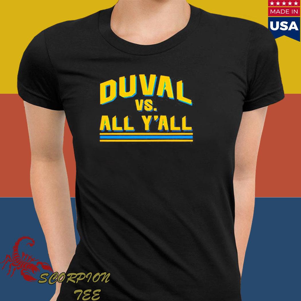 Jacksonville Jaguars Duval Vs All Y'All Shirt - Peanutstee