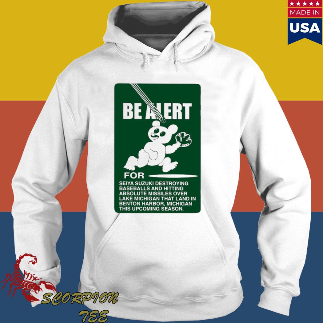 Be alert for Seiya Suzuki destroying baseball 2023 shirt, hoodie, sweater,  long sleeve and tank top