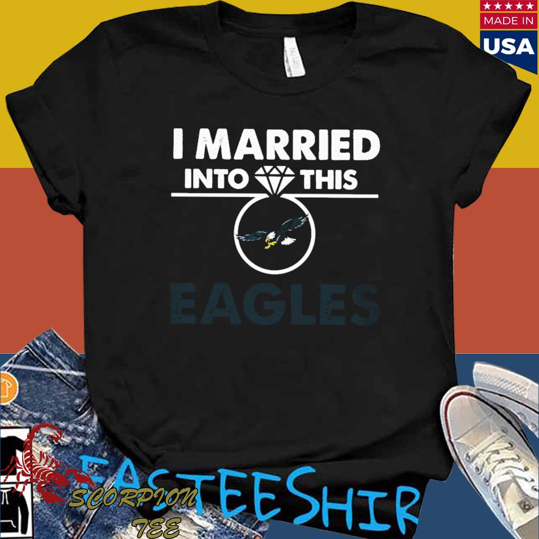 I married into this eagles retro eagles fan lover shirt, hoodie, longsleeve  tee, sweater