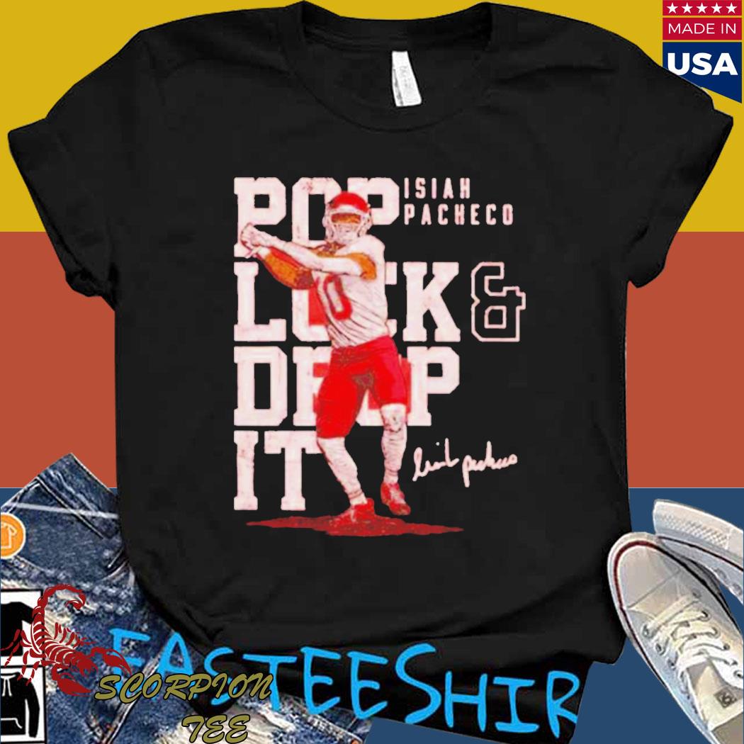 isiah Pacheco pop lock and drop it Kansas City Chiefs shirt - Peanutstee