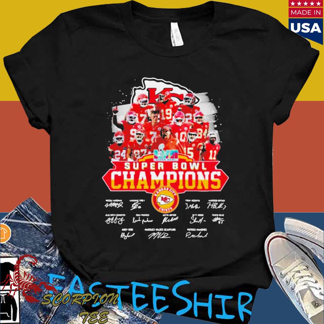 Kansas City Chiefs Red MO Super Bowl LVII Champions T-Shirt by