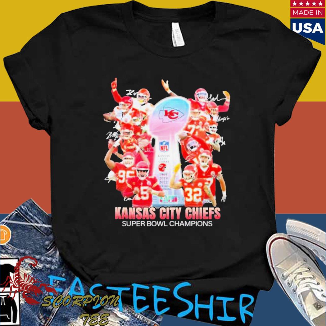 Official Kansas City Chiefs 3x Super Bowl Champions 1969 2019 2022 shirt,  hoodie, longsleeve, sweatshirt, v-neck tee