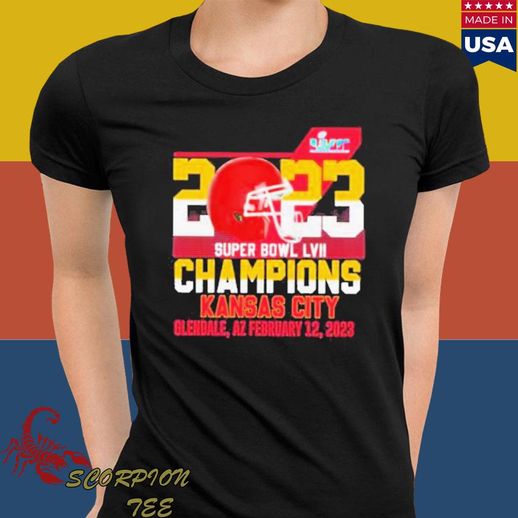 Official Kansas City Chiefs super bowl lviI champions 12 2023 T-shirts ...