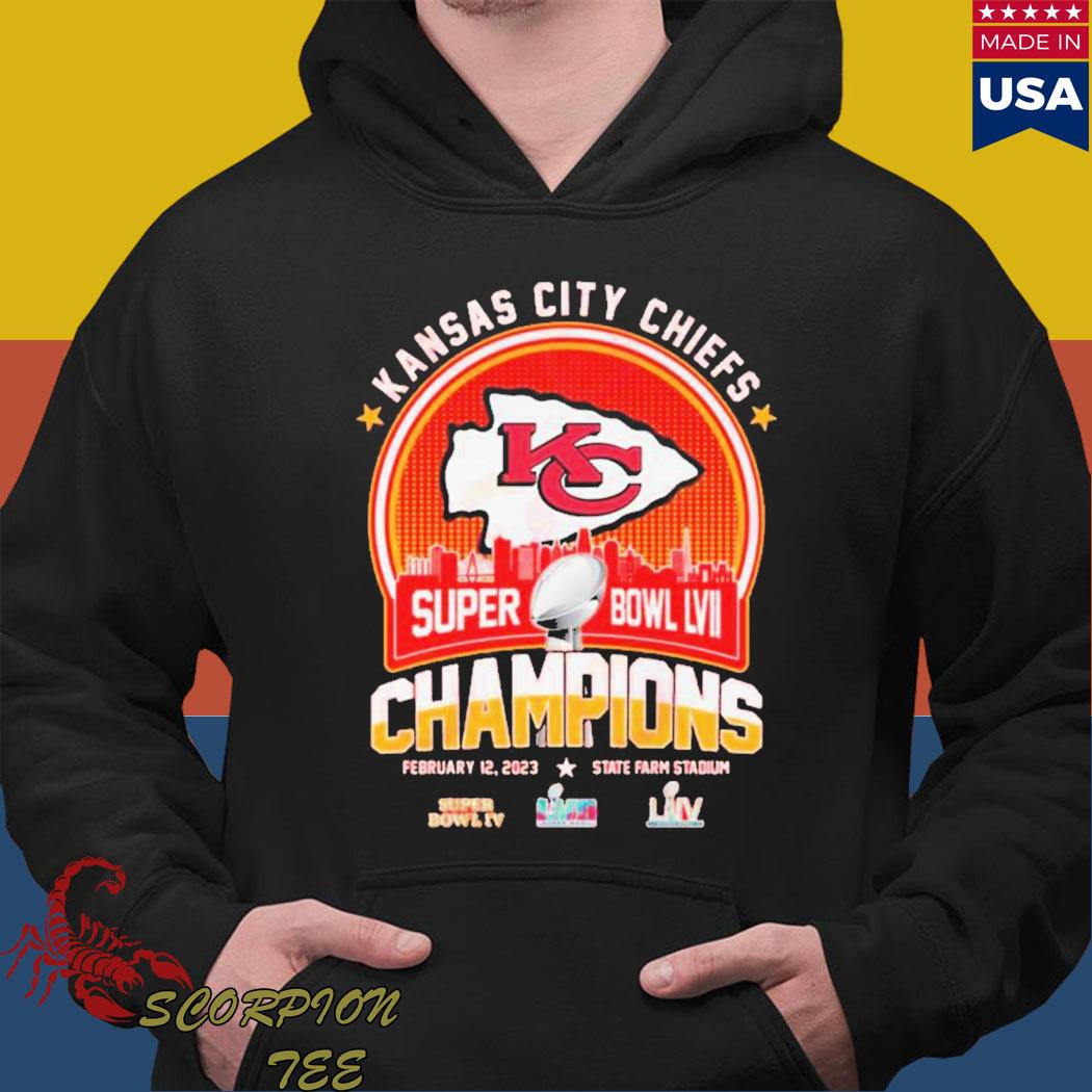 LVII Super Bowl Champions Kansas City February 12 2023 T Shirt