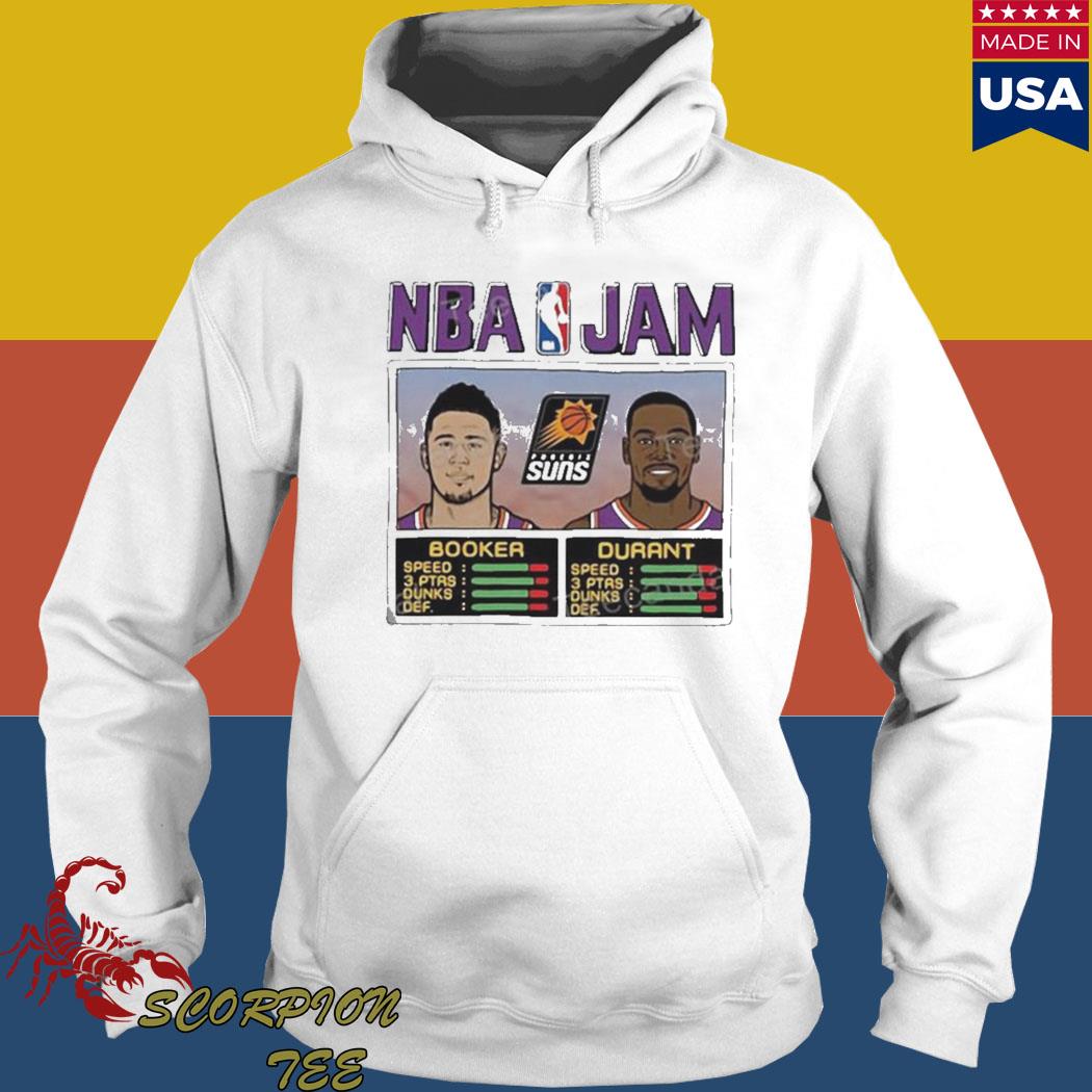 NBA Jam Phoenix Suns Kevin Durant and Devin Booker shirt, hoodie, sweater,  long sleeve and tank top