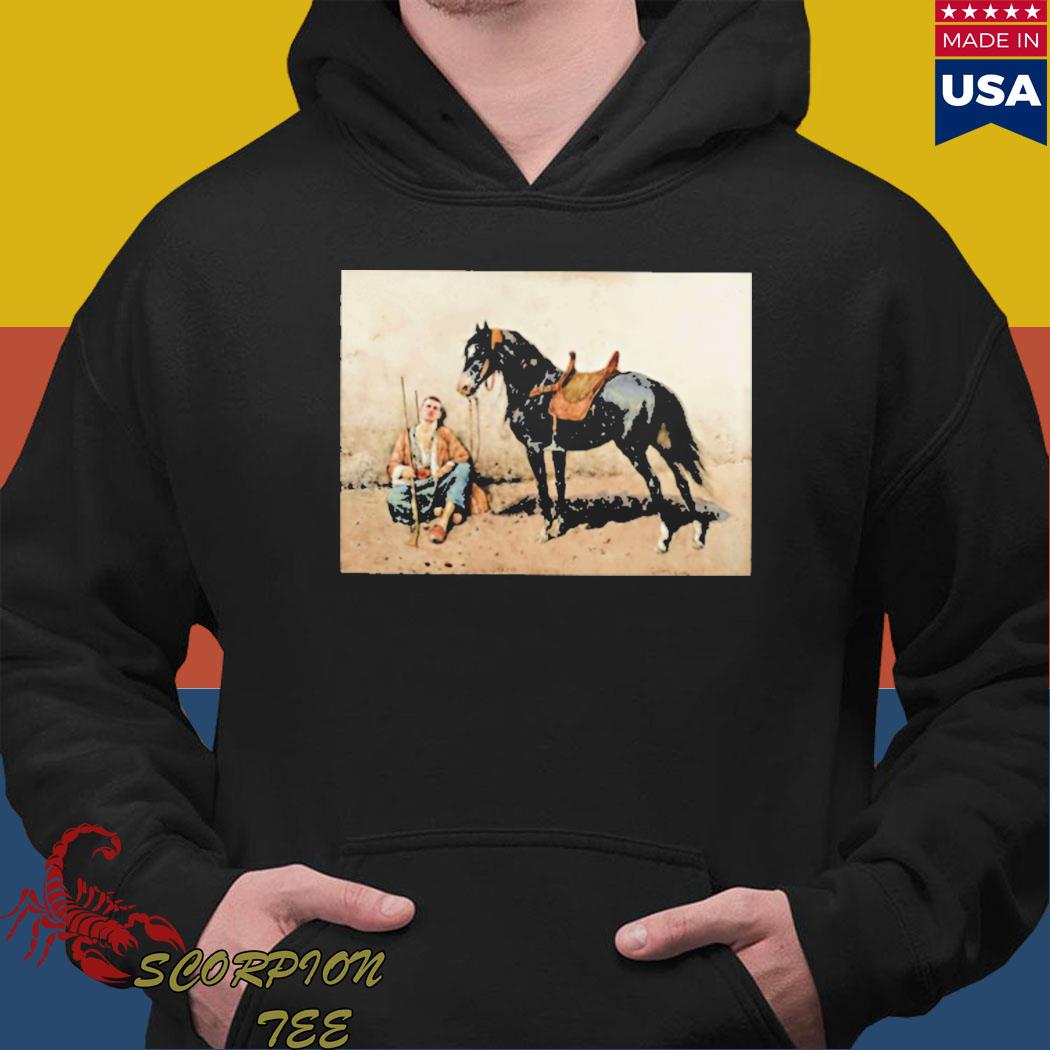 Official lurkdesigns resting somborac and horse T-s Hoodie