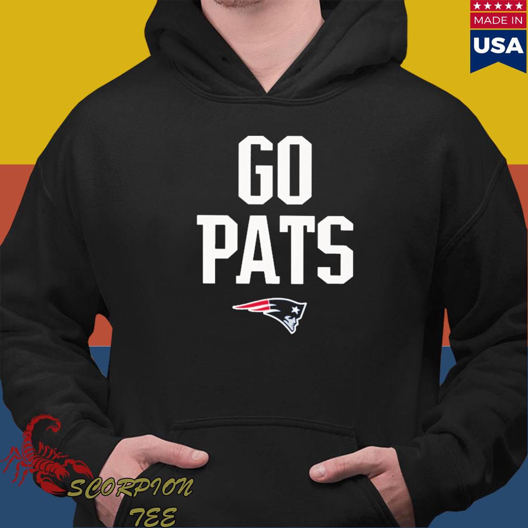 Official new england Patriots go pats T-s Hoodie