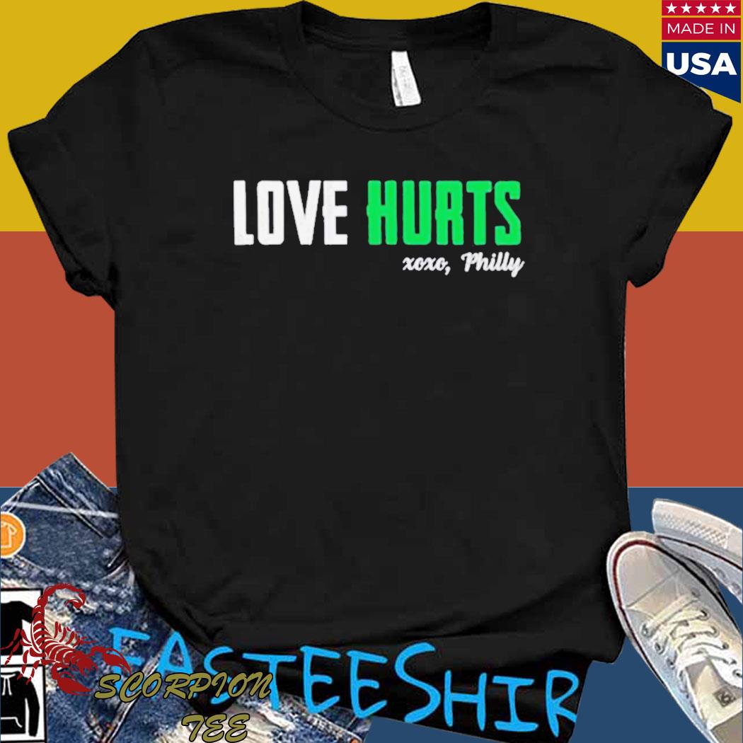 Philadelphia Eagles love hurts shirt, hoodie, sweater, long sleeve