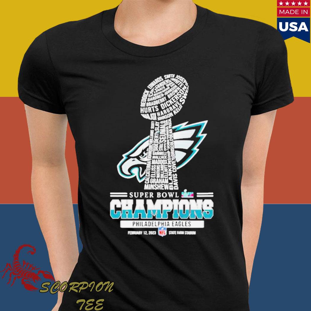 Philadelphia Eagles 2022 super bowl Champions Unisex T-Shirt - BTF Store