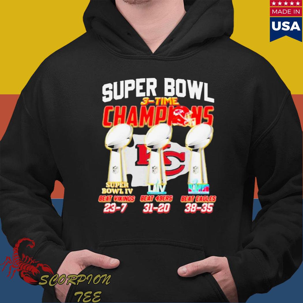 Super Bowl Champions Beat Vikings 23-7 Bear 49Ers 31-20 Beat Eagles 38-35  shirt, hoodie, sweater, long sleeve and tank top