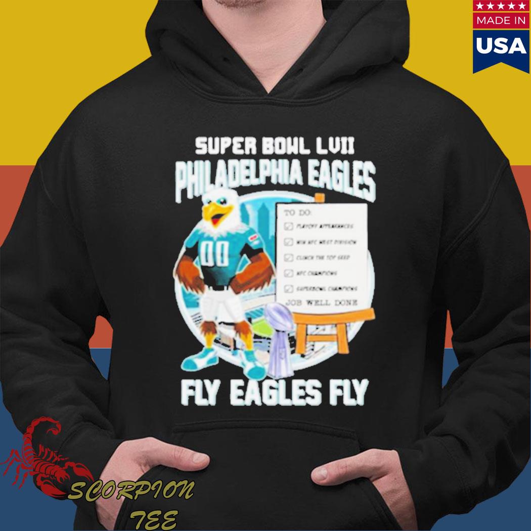 Philadelphia Eagles Fly Eagles Fly 2022 Super Bowl LVII Champions shirt,  hoodie, sweater, long sleeve and tank top