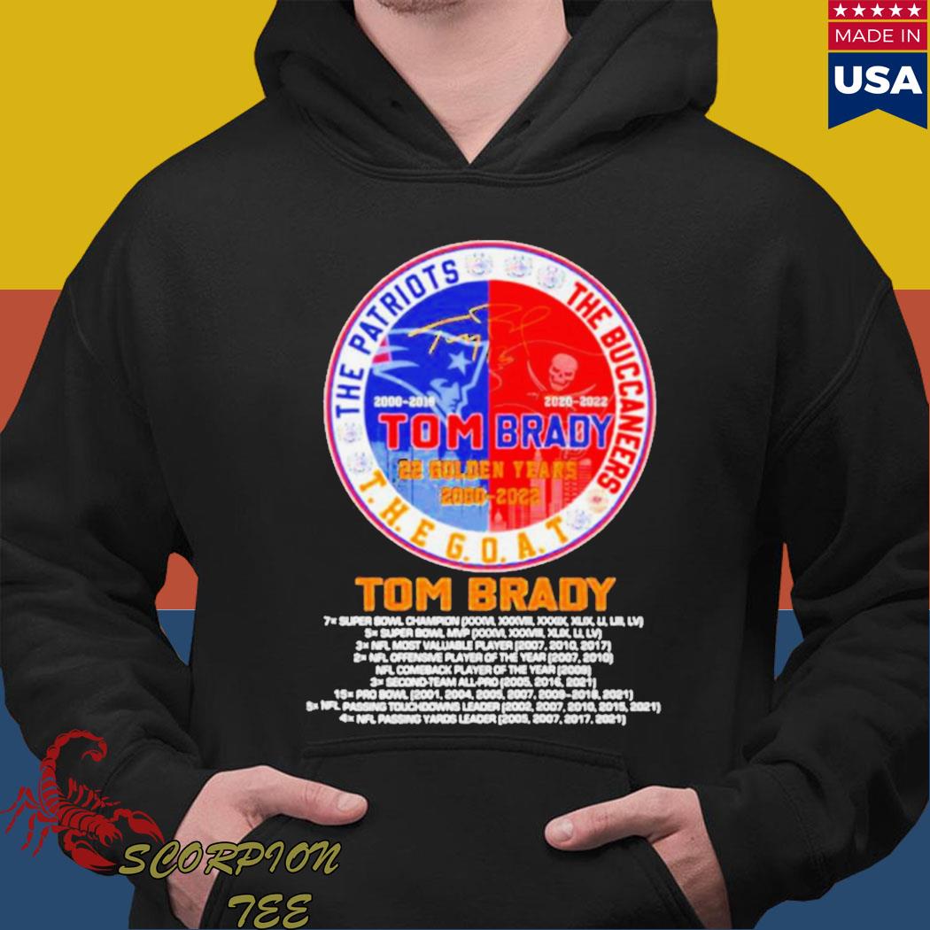 Tom Brady GOAT Hooded Sweatshirt / GOAT Tom Brady Hoodie / Tom 