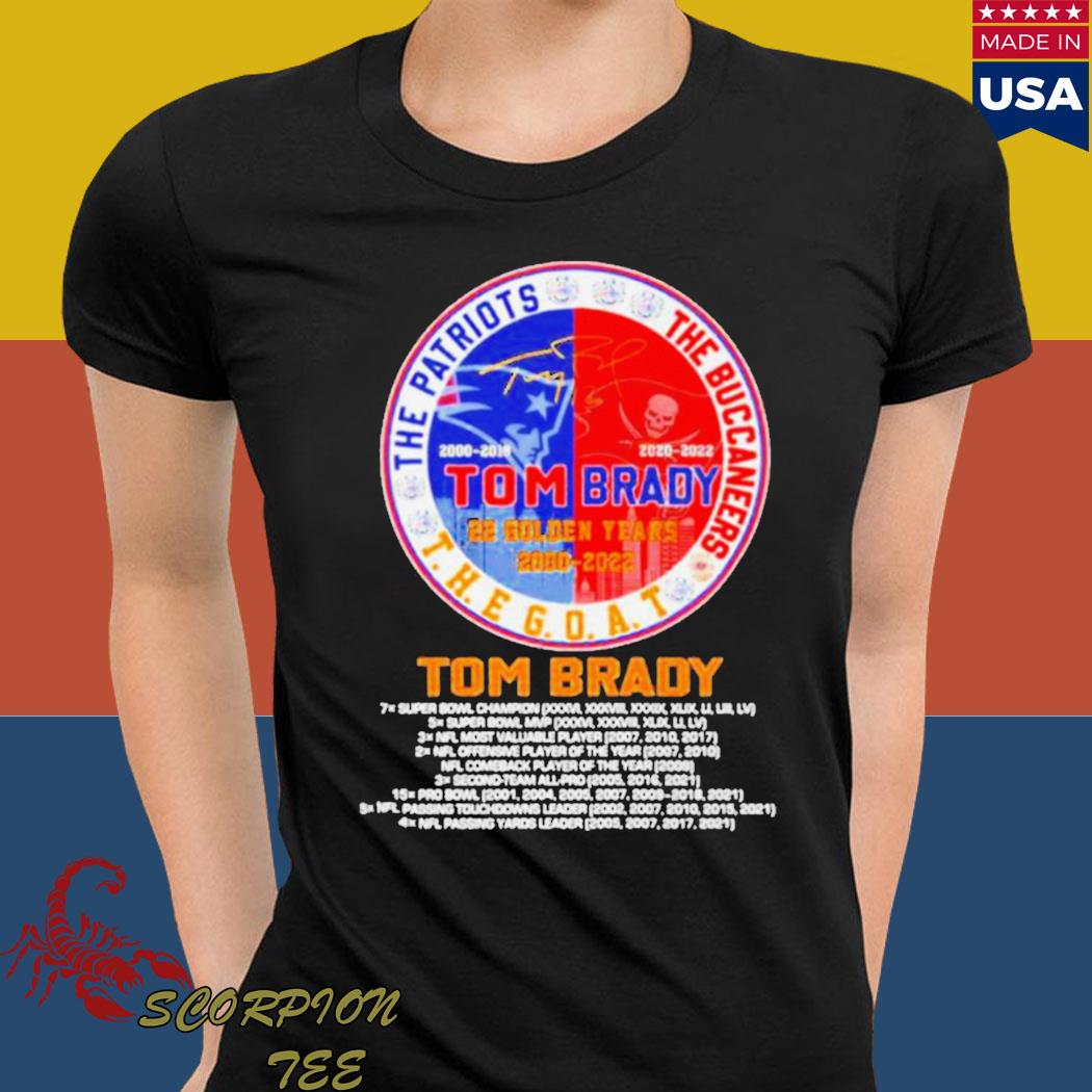 Tom Brady The Buccaneers The Patriots The Goat t-shirt