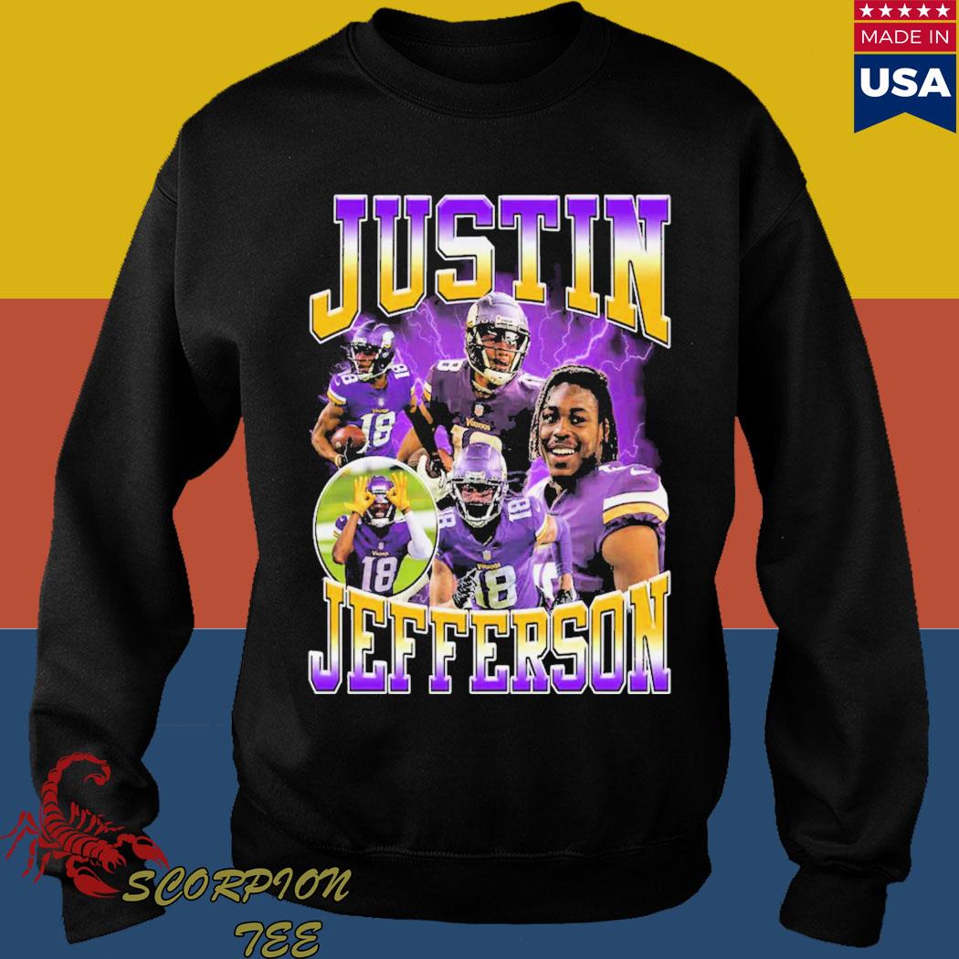 Official Youth Justin Jefferson Foolball T-shirts, hoodie, sweater, long  sleeve and tank top