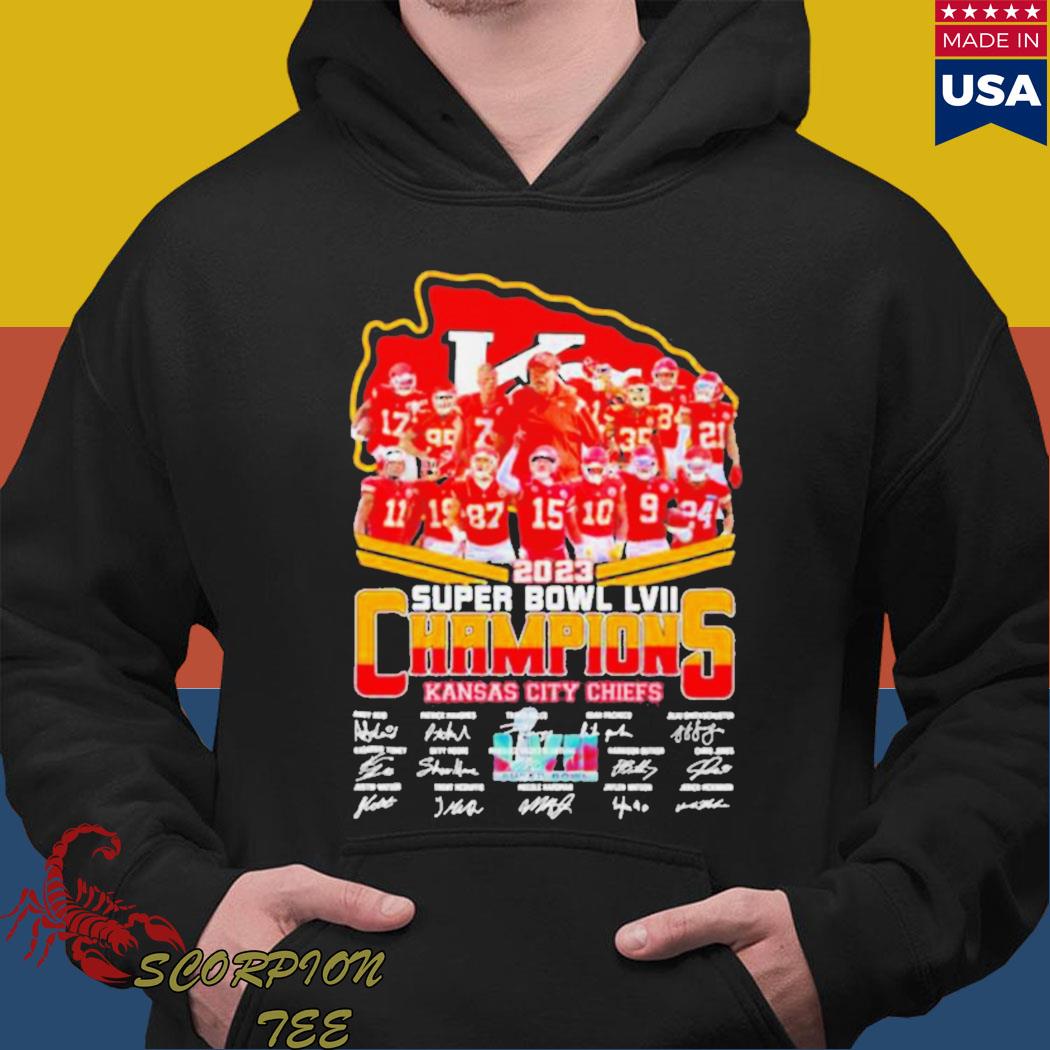 Official Kansas City Chiefs Super Bowl LVII Champions Hoodies