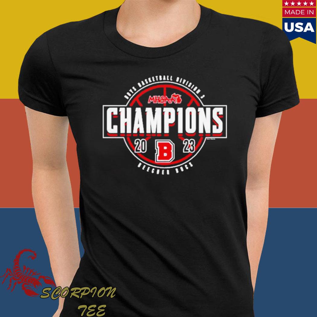 2023 MHSAA Boys Basketball Division 3 Champions Beecher Bucs shirt, hoodie,  sweater, long sleeve and tank top