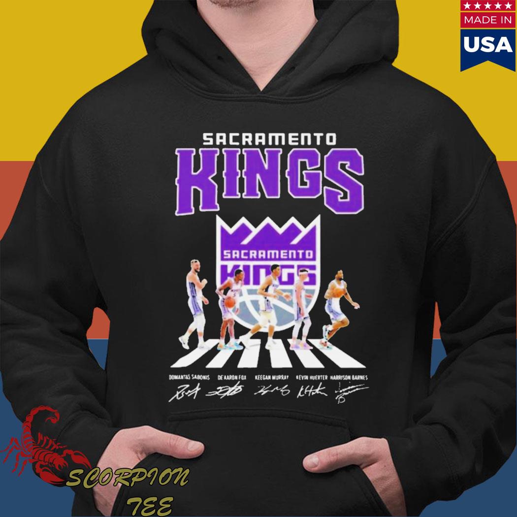 De'Aaron Fox And Domantas Sabonis Sacramento Kings T-Shirt - Ink In Action