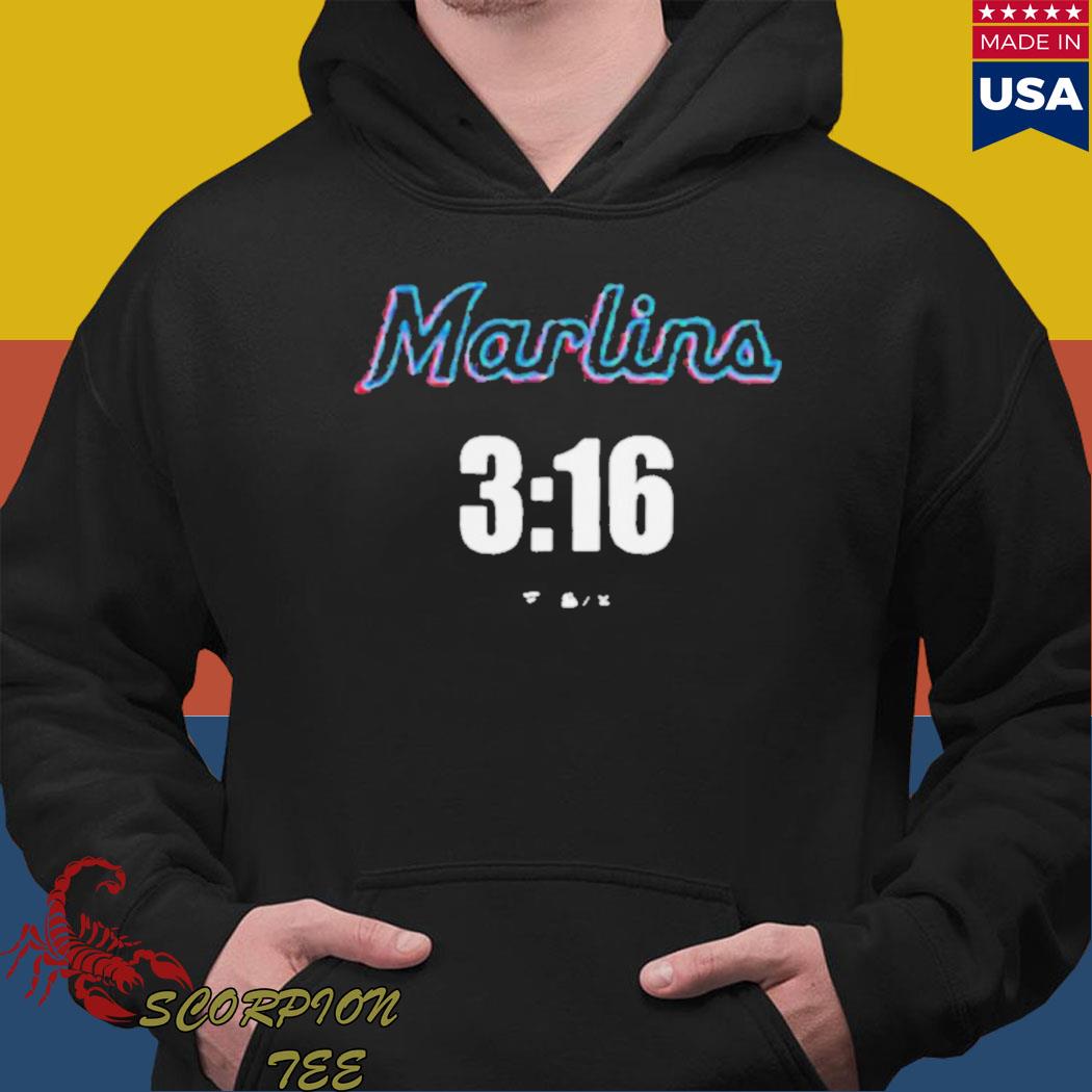 Stone Cold Steve Austin Miami Marlins Fanatics Branded 3:16 T-shirt