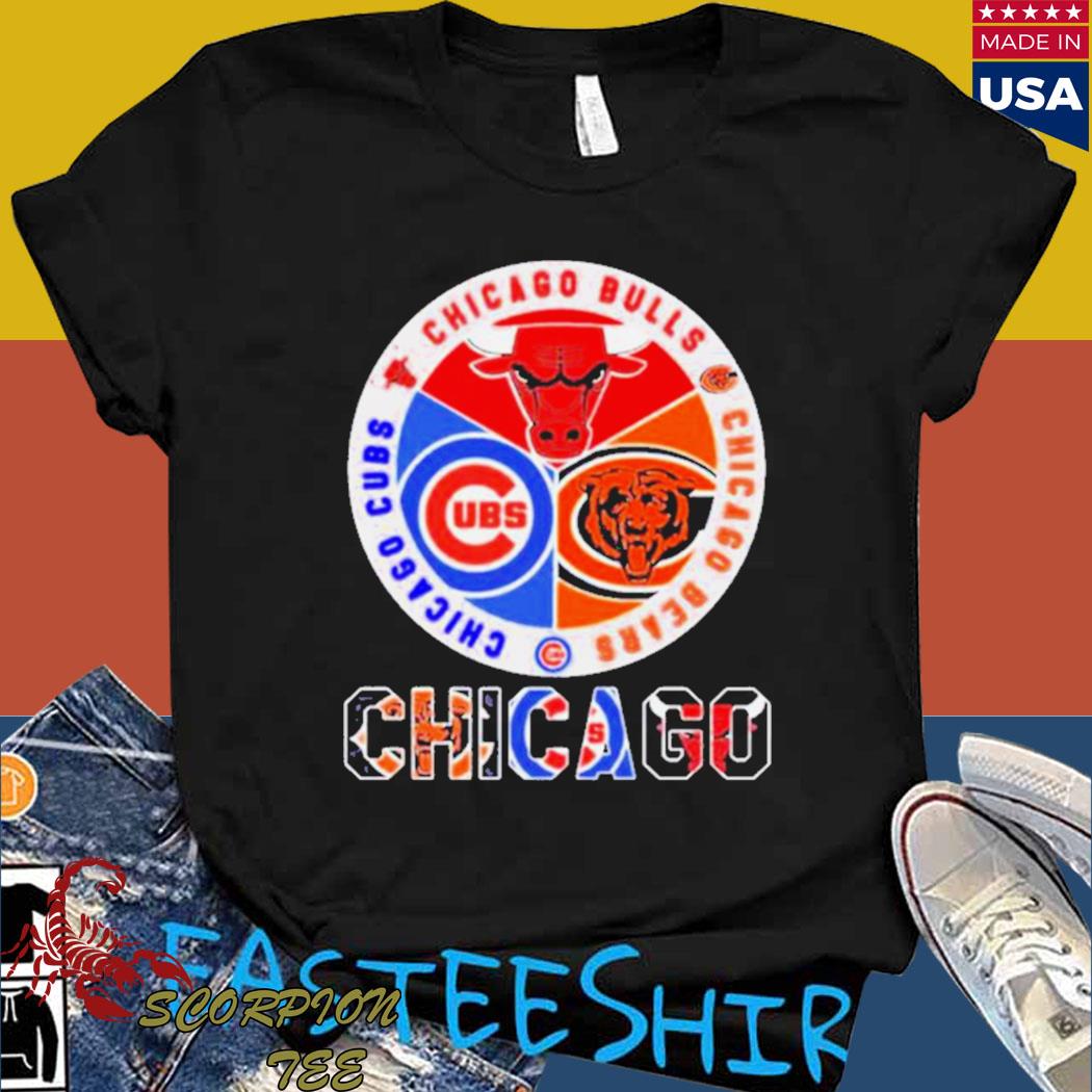 Chicago Bulls Chicago Bears And Chicago Cubs Logo Teams New Design