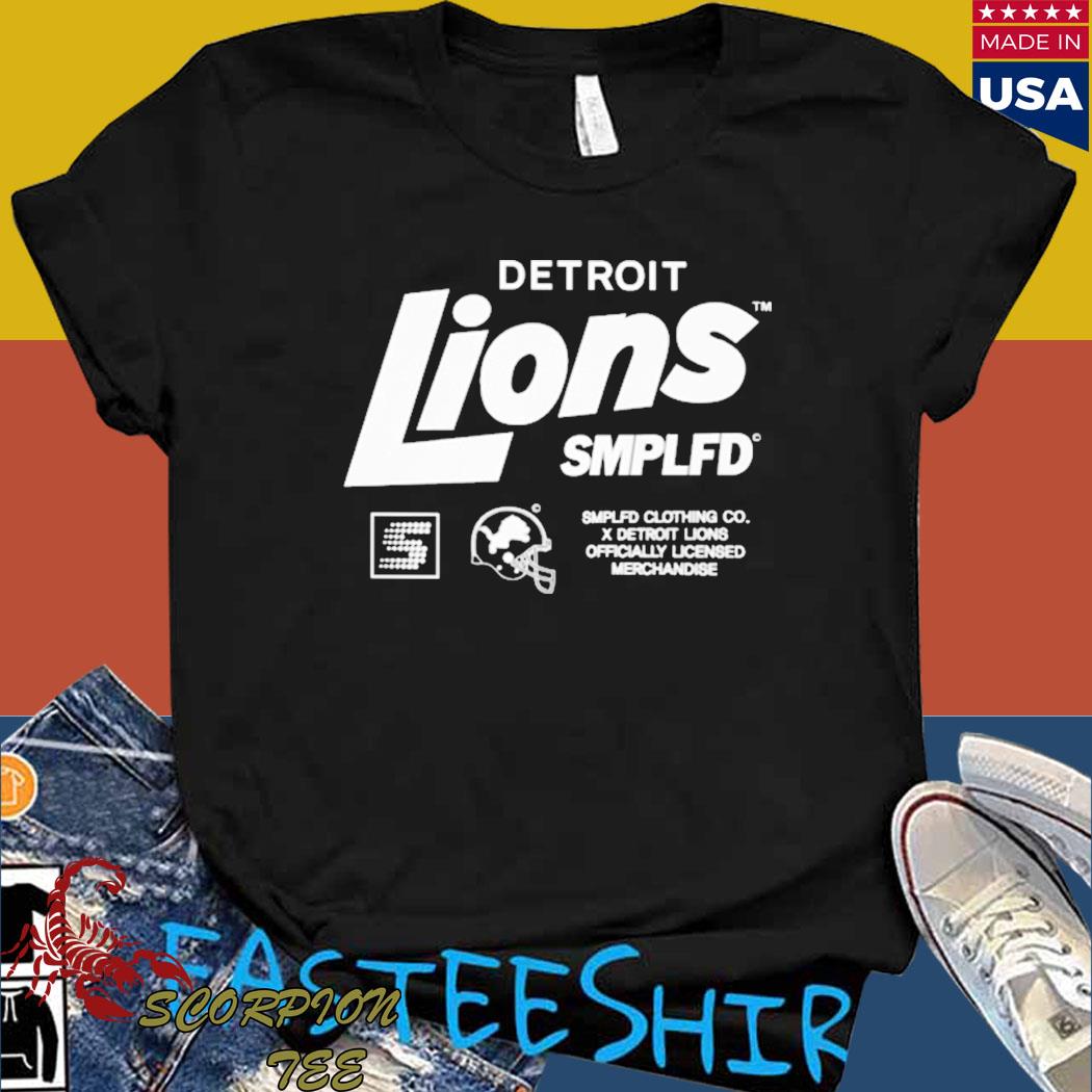 Shop Detroit Lions SMPLFD 2023 T-Shirt Clothing