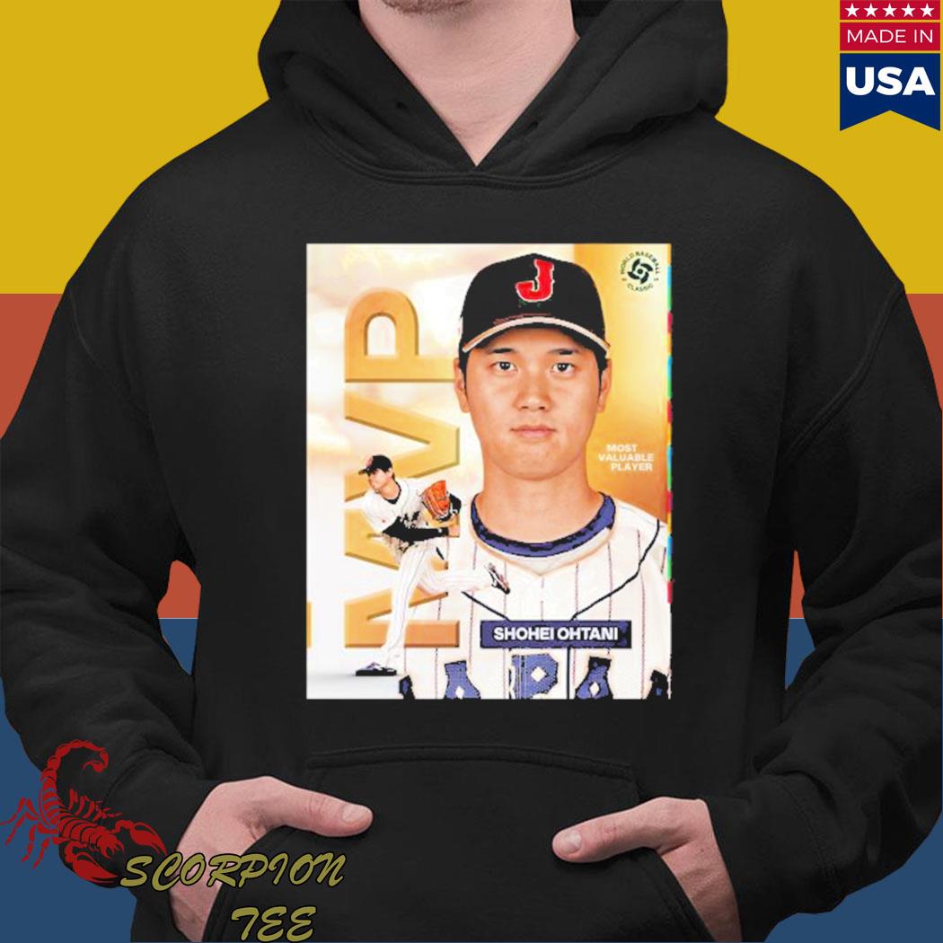 Official japan shoheI ohtanI mvp of the 2023 world baseball shirt, hoodie,  sweater, long sleeve and tank top