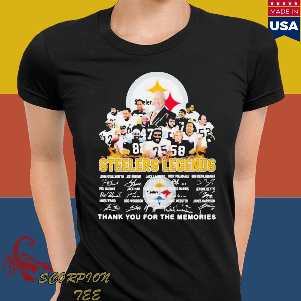 Pittsburgh Steelers Legends team signatures shirt, hoodie, sweater