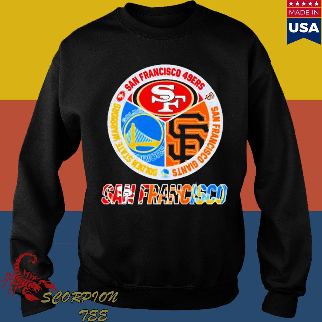 San Francisco 49ers San Francisco Giants Golden state warriors logo shirt,  hoodie, longsleeve, sweatshirt, v-neck tee