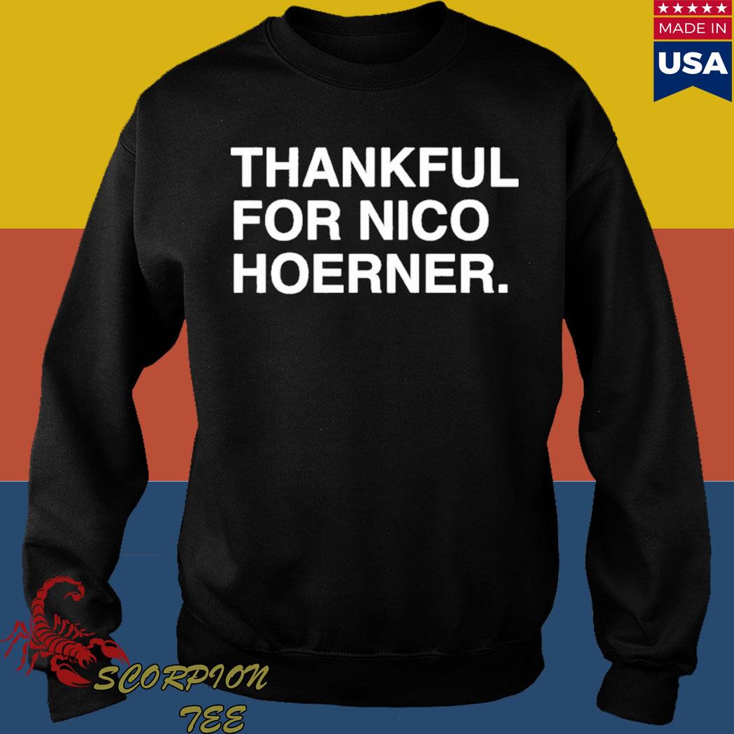 Thankful For Nico Hoerner Shirt - High-Quality Printed Brand