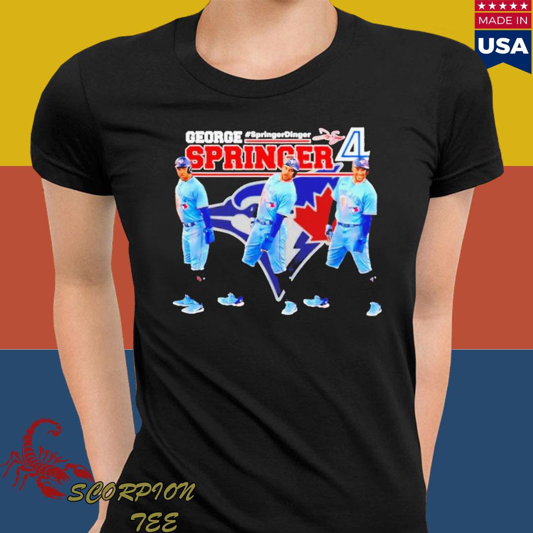 Official George Springer Toronto Blue Jays T-Shirts, Blue Jays Shirt, Blue  Jays Tees, Tank Tops