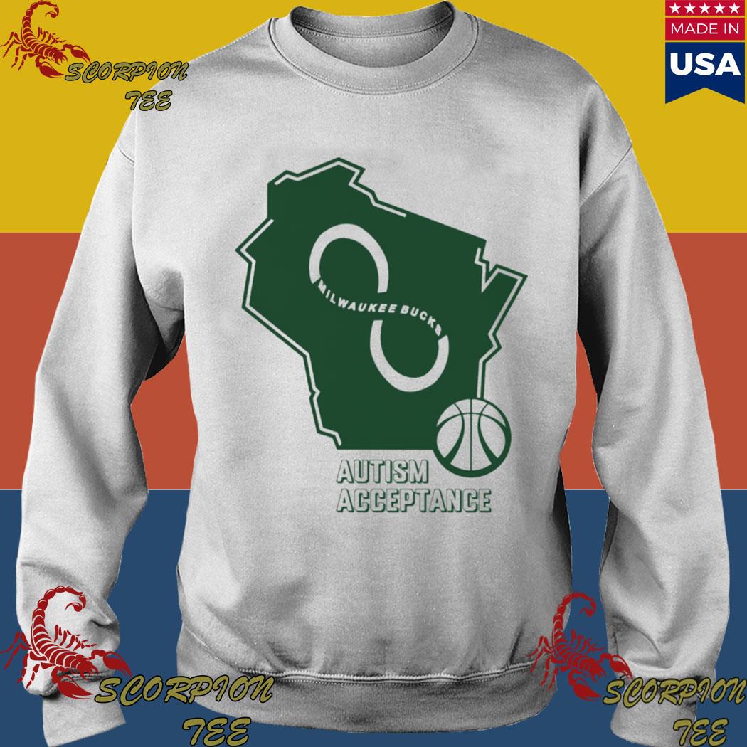 Official milwaukee Bucks Autism Acceptance 2023 Shirt, hoodie, sweater,  long sleeve and tank top