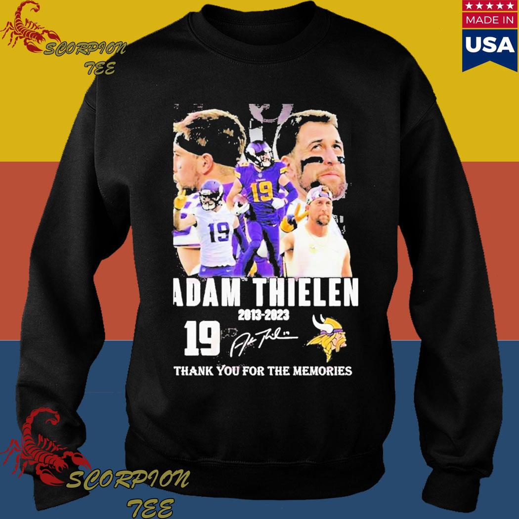 19 Adam Thielen 2013 - 2023 Thank You For The Memories T-Shirt