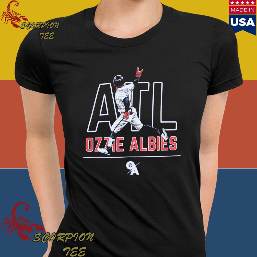 Adult Ozzie Albies Heart and Hustle T-Shirt 4XL / Adult